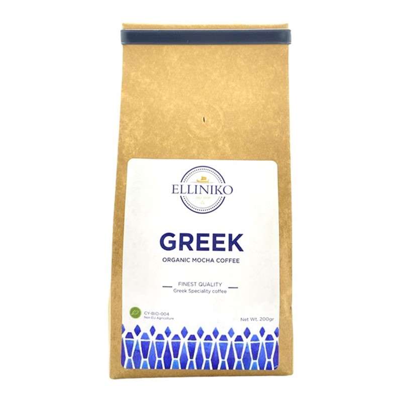 Greek Moka Coffee, Organic | Elliniko | Deli Shop